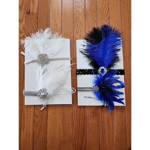 Feathered Flapper Headbands - Picture 1 of 5